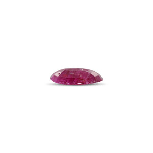 Rubis facetté de 4,7 carats (Manik) - Pierre précieuse naturelle rouge de forme ovale - Créé en laboratoire avec traitement thermique - Pierre précieuse synthétique minérale - Product Image 2