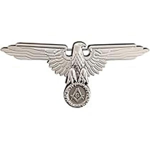 Medalla masónica estadounidense Gold Eagle Badge USA - Product Image 3