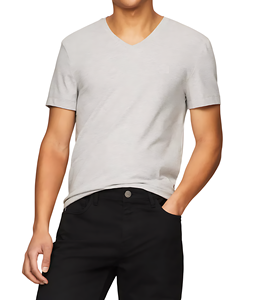 Camiseta de Alta Calidad 100% Algodón para Hombre, Estilo Deportivo Urbano, Cuello Redondo, Corte Regular, Impresión Digital Personalizada en la Parte Delantera, Logotipo Tejido, Venta al Por Mayor - Product Image 1