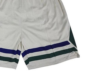 Pantalones cortos de baloncesto de malla con estampado de Cachemira azul claro personalizado con paneles de estrellas, ropa deportiva transpirable para hombres, gimnasio o ropa de calle OEM - Product Image 4