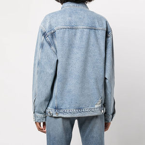 Chaqueta Corta de Mezclilla de Alta Calidad para Mujer, con Hombros Abullonados, y Vestido Camisero de Mezclilla de Manga Larga - Product Image 6