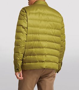 New Arrival Men's Stand Collar Hooded Puffer Jacket <b>Windproof</b> Quilted High Street Style Autumn Winter Solid Colors Breathable - Product Image 3