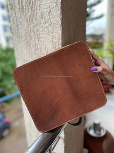 Nuevo estilo occidental hecho a mano con pelo en piel oculta joyero de cuero lindo viaje de moda joyería esencial almacenamiento mínimo - Product Image 6