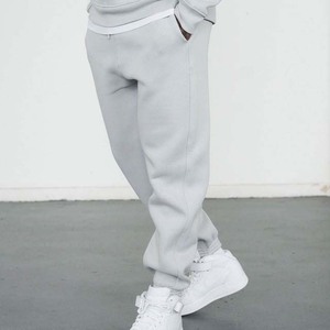 เสื้อผ้าผู้ชายกางเกงกางเกงวิ่งกางเกงลำลองขายาวผ้าคอตตอนสีพื้น - Product Image 2
