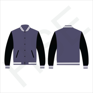Chaqueta Personalizada Varsity de Cuero Genuino con Mangas Personalizables en Diferentes Colores - Product Image 6