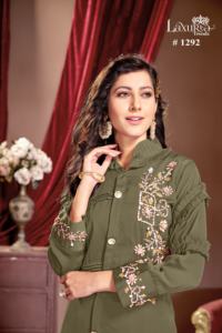 Dernière FABZONE Ensemble de cordons imprimés brodés en georgette de satin lourd de haute qualité pour les occasions spéciales indiennes pakistanaises - Product Image 4