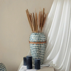 ชิ้นส่วนตกแต่งที่โดดเด่นบนโต๊ะกาแฟหรือคอนโซลของขวัญที่ดีสำหรับทุกโอกาสแจกันมุกแม่ - Product Image 3