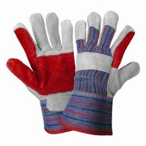 Guantes de trabajo de cuero de seguridad Entrega rápida para material de cuero de algodón Alta visibilidad Última llegada Guantes de trabajo de cuero - Product Image 5