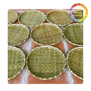 Plateau en bambou du Viet Nam | Pour la décoration de la cuisine et le service des aliments | Léger et écologique - Product Image 2