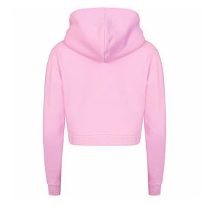Vêtements de sport à logo personnalisé sweat pour femme pull à capuche de gymnastique sweat à capuche pour femme sweat court décontracté pour femme sweat à capuche haut court - Product Image 6