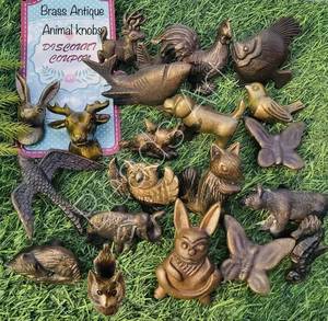 Modern Silver Antique Cast Iron Rabbit Animal <b>Door</b> Knobs & Drawer Pull Handle <b>for</b> Wardrobe Dresser Bedroom Kitchen Furniture - Product Image 3