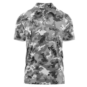 Vietnam OEM Golf Polo Shirt for Men Polyester Spandex Anti-Wrinkle High Performance Quick Dry - Product Image 2