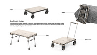 Table de camping transformable et pliable pour économiser de l'espace, support OEM