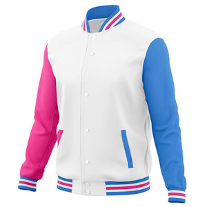 Premium Quality Customized Logo Stand Front Men's Winter Letterman Jacket Breathable Quick Dry Fashion Clothing Long Sleeves - Product Image 1