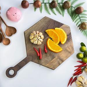 Platos de madera de primera elección con asa para servir alimentos, tablas de quesos de catering de la mejor calidad - Product Image 3