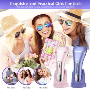 Rasoir électrique 7-en-1 pour femme, tondeuse intime étanche IPX7, tondeuse bikini avec écran LED pour maillot de bain et aisselles, avec pince à épiler intégrée - Product Image 3