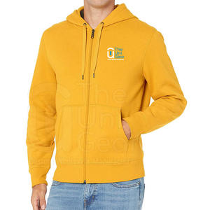 Sudaderas con capucha de algodón 100% de alta calidad para hombre, nuevo estilo, diseño informal de invierno con patrón sólido - Product Image 5