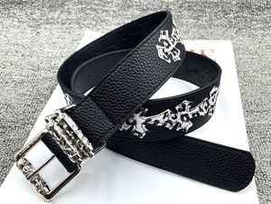 Nuova Fibbia a Rullo in Lega d'Argento Incisa con Design Traforato per Cinture in PU Plastica Stile Punk High Street per Uomo e Donna - Product Image 6