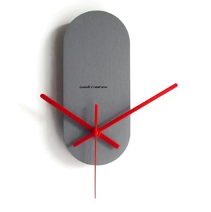 Reloj de pared silencioso de madera negro pequeño con movimiento silencioso sin tictac, reloj analógico decorativo minimalista para dormitorio, sala de estar - Product Image 4