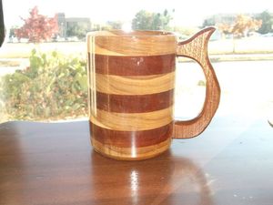 Rustic Wholesale Wooden Beer Viking Drinking <b>Mug</b> with Custom Handle Ceramic Coffee <b>Mug</b> With Cork Base for <b>Christmas</b> Party - Product Image 3