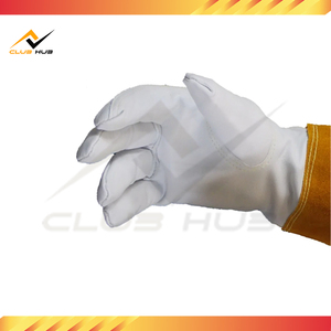 Gants de soudage en latex de sécurité à doigts entiers, haute qualité, résistants à la chaleur, imperméables, avec sangle de poignet réglable, antidérapants, personnalisables pour le sport - Product Image 4