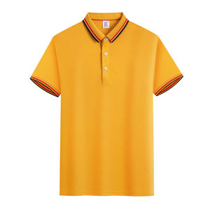T-shirts pour hommes Polo Logo personnalisé Polo à manches courtes Chemise habillée pour hommes 100% coton Avec faible MOQ - Product Image 3