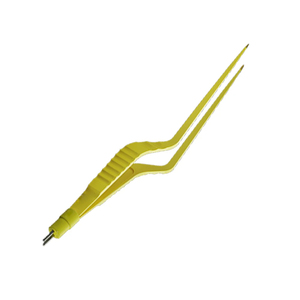 Bayonet Pointed Bipolar Surgical Electric Tweezers with Cable Stainless Steel Coagulation Class II RS SURGICAL - Product Image 1