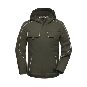 Custom Workwear Softshell <b>Padded</b> <b>Jacket</b> for Hiking Gear & Dry Sack for Outdoor Adventures - Product Image 3