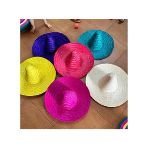 Sombrero de paja Premium de Vietnam Sombrero de paja mexicano Ideal para representaciones teatrales y uso al aire libre - Product Image 4