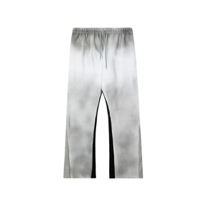 กางเกงวอร์มขาบานแบบลำลองของผู้ชายกางเกงผ้าฝ้าย100% แบบกำหนดสีได้เอง - Product Image 4