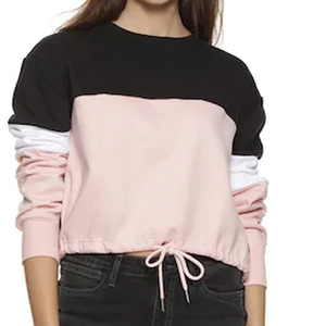 Meilleure qualité personnalisée coréenne femmes imprimé pullover sweats décontracté à capuche hiver sweats avant usine prix de gros - Product Image 2