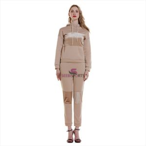 Ensemble de survêtement 2 pièces pour femmes, sweat à capuche à manches longues + jogging, athleisure, à capuche, automne-hiver - Product Image 5