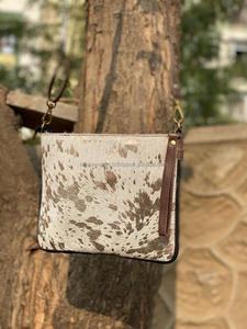 New Stylish Metallic Cowhide Leather Cellphone Sling Bags High Quality Fashionable Real Handmade Genuine Leather Crossbody Bags - Product Image 4