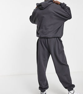 Venta al por mayor de chándales de algodón de alta calidad en blanco de peso pesado chándal logotipo personalizado gota hombro Sudadera con capucha y pantalones de chándal holgados conjunto - Product Image 5