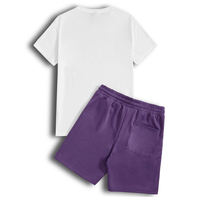 Conjunto Deportivo de Verano Unisex con Logotipo Personalizado, Dos Piezas, 100% Algodón