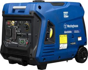 Générateur d'électricité portable à onduleur Westinghouse 5000 Peak Watt, super silencieux, démarrage électrique à distance avec starter automatique - Product Image 3