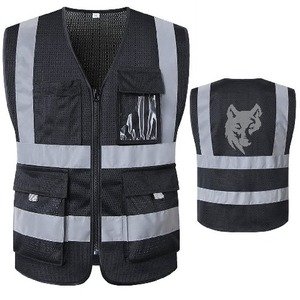 Chaqueta de seguridad de alta visibilidad de poliéster reflectante transpirable impermeable y ligera de calidad superior para construcción al aire libre - Product Image 2