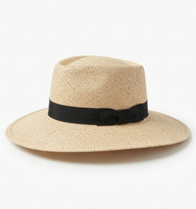 Wholesale Custom Women's & <b>Men's</b> Natural Straw Panama <b>Hat</b> Wide Brim Ribbed <b>Sun</b> <b>Hat</b> with Ribbon for Beach Travel Outdoor - Product Image 3