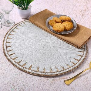 Dover ลูกปัดแก้วสีขาวที่วางของบนโต๊ะกาแฟสำหรับคริสต์มาสปีใหม่วันเกิดวันขอบคุณพระเจ้าของตกแต่งโต๊ะ - Product Image 4