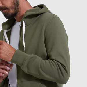 Sweat à capuche zippé personnalisé pour hommes | Veste polaire | Sweat-shirt décontracté à fermeture éclair chaud avec survêtement à capuche - Product Image 2