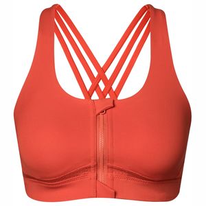 เสื้อชั้นในกีฬาโยคะแบบไร้ตะเข็บ คุณภาพพรีเมียม ไซส์ใหญ่ ระบายอากาศได้ดี ผลิตจากไนลอนและสแปนเด็กซ์ ด้านหน้าทรงสูง รองรับการออกกำลังกายแบบ Racerback สำหรับผู้หญิง - Product Image 5