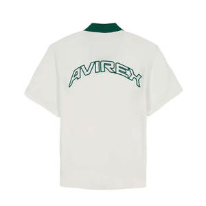 Nuevos polos Avirex de Color sólido transpirables personalizados para hombre, polos Avirex de Color sólido de alta calidad para hombre con bordado - Product Image 2