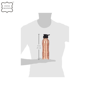 2024 Pure Copper Water <b>Bottle</b> With <b>Sipper</b>, for Ayurveda Health Benefits - Product Image 4
