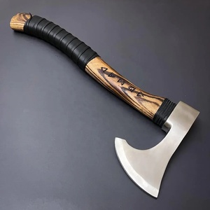 Tomahawk Jexmoo Personalizado de 19.5 Pulgadas, Acero D2, Mango de Madera de Palisandro con Funda de Cuero, Regalo para Exteriores, Hecho a Mano, Grado Industrial - Product Image 2