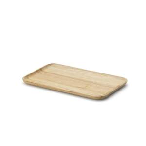 Plateau de service en bois massif de qualité supérieure, design haut de gamme, plat décoratif de table, plat poli, style tendance actuel - Product Image 1