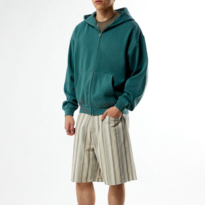 2025 Unisex Oversized Heavyweight <b>Hoodie</b> Custom Blank Pullover Fleece <b>Lined</b> Streetwear High Quality <b>Hoodie</b> for <b>Men</b> - Product Image 2