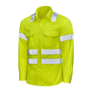 Chemise de sécurité pour hommes entièrement élégante, respirante et confortable, chemise de sécurité facile à laver de qualité supérieure avec logo personnalisé/couleurs - Product Image 6