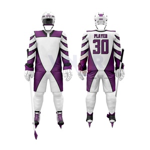 2025 Ensemble d'équipe respirant en polyester 100% de haute qualité-Maillot de hockey sur glace Pantalon Sublimation Uniforme de hockey sur glace Vente Service OEM - Product Image 6