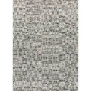 พรมจาไพร US-Abrash สีน้ำเงิน ลายเรียบ ทอจากขนสัตว์และใยวิสโคส ลายเรขาคณิต รุ่น ADWV-13047 สำหรับใช้ในบ้าน - Product Image 1