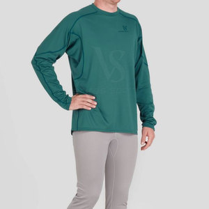 2025 Nuevo diseño de secado rápido Fitness Rash Guard Medias transpirables de manga larga para adultos Top Camisas en venta - Product Image 3